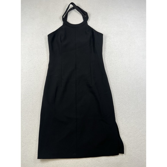 Elizabeth James Dresses & Skirts - Elizabeth James Black High Neck Halter Dress Size 6